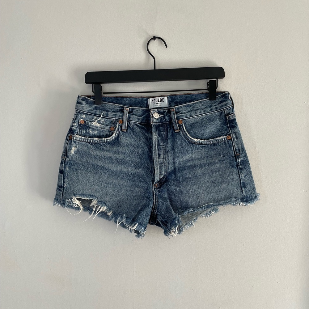 AGOLDE High Waist Parker Vintage Cut Off Short